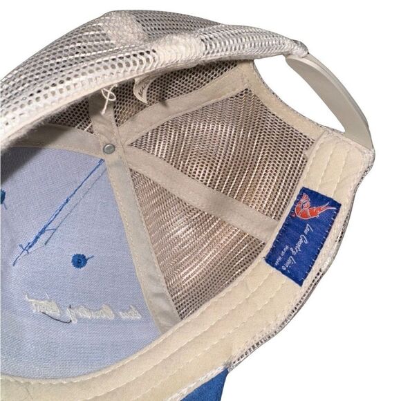 Low Country Livin' Trucker Hat - Embroidered Shrimp- Marsh Mode - Picture 7 of 9